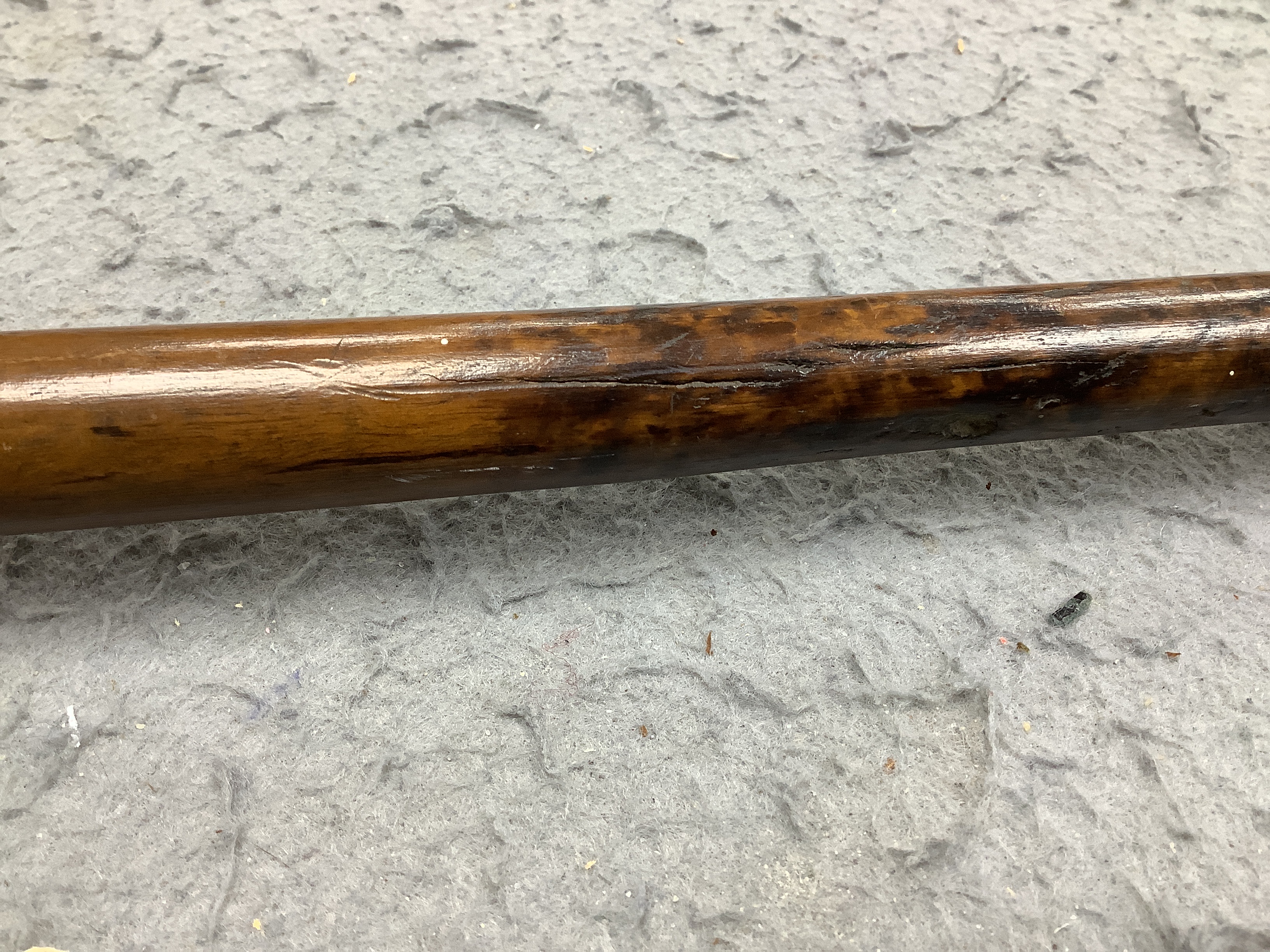 An African spear with wire grip, length 92.5cm